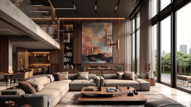 Upscale house rental Singapore elegant interiors high-end amenities